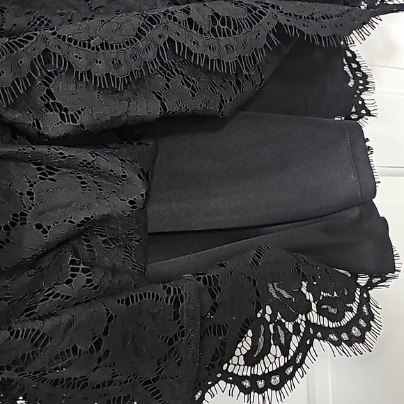 Kensie Fit & Flare Lace Dress with Cap Sleeves Size 2 - Picture 8 of 17